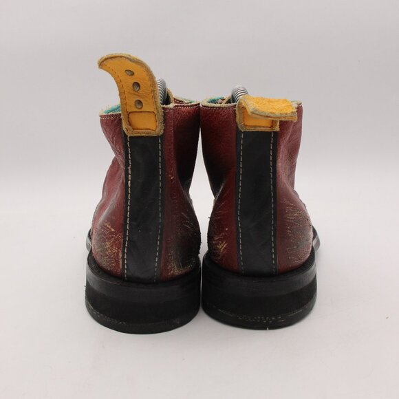 PS Kaufman Men’s 5 Women’s 6.5 Desert Distressed Boots Handmade Leather Mexico - Picture 5 of 13